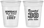 Custom Class Reunion 16 oz Soft Sided Clear Cups - Class Of 1997 30 Year | 140012