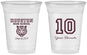 Custom Class Reunion 16 oz Soft Sided Clear Cups - Class Of 2017 10 Year | 140015