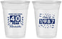 Custom Class Reunion 16 oz Soft Sided Clear Cups - Class Of 1987 40 Year | 140018