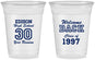 Custom Class Reunion 16 oz Soft Sided Clear Cups - Class Of 1997 30 Year | 140022
