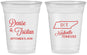 Custom Wedding 16 oz Soft Sided Clear Cups - Tennessee | 141