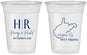 Custom Wedding 16 oz Soft Sided Clear Cups - West Virginia | 147