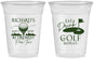 Custom Retirement 16 oz Soft Sided Clear Cups - Eat Drink Golf Repeat | 150006