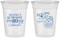Custom Retirement 16 oz Soft Sided Clear Cups - Fishing Reeling In | 150007