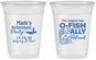 Custom Retirement 16 oz Soft Sided Clear Cups - Ofishally Retired | 150008