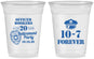 Custom Retirement 16 oz Soft Sided Clear Cups - Police Officer | 150012