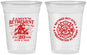 Custom Retirement 16 oz Soft Sided Clear Cups - Firefighter | 150016