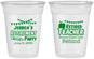 Custom Retirement 16 oz Soft Sided Clear Cups - Teacher | 150021