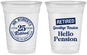 Custom Retirement 16 oz Soft Sided Clear Cups - Teacher | 150024