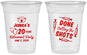 Custom Retirement 16 oz Soft Sided Clear Cups - Nurse | 150026