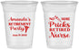Custom Retirement 16 oz Soft Sided Clear Cups - Nurse | 150027