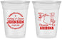Custom Wedding 16 oz Soft Sided Clear Cups - Arizona | 152