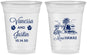 Custom Wedding 16 oz Soft Sided Clear Cups - Hawaii | 160