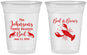 Custom Family Reunion 16 oz Soft Sided Clear Cups - Crawfish Boil | 160005