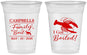 Custom Family Reunion 16 oz Soft Sided Clear Cups - Crawfish Boil | 160008