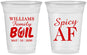 Custom Family Reunion 16 oz Soft Sided Clear Cups - Crawfish Boil | 160009