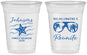 Custom Family Reunion 16 oz Soft Sided Clear Cups - Relax Unwind Reunite | 160019