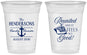 Custom Family Reunion 16 oz Soft Sided Clear Cups - Cruise Anchor | 160027