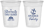 Custom Family Reunion 16 oz Soft Sided Clear Cups - Cruise Anchor | 160029