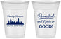 Custom Family Reunion 16 oz Soft Sided Clear Cups - New York | 160039