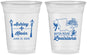 Custom Wedding 16 oz Soft Sided Clear Cups - Louisiana | 167
