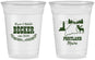 Custom Wedding 16 oz Soft Sided Clear Cups - Maine | 168