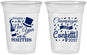 Custom New Years 16 oz Soft Sided Clear Cups - 2027 Confetti | 170003