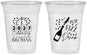 Custom New Years 16 oz Soft Sided Clear Cups - 2027 Pop Fizz Drink | 170009