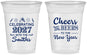 Custom New Years 16 oz Soft Sided Clear Cups - 2027 Cheers | 170023