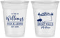 Custom Wedding 16 oz Soft Sided Clear Cups - Montana | 175