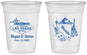 Custom Wedding 16 oz Soft Sided Clear Cups - Nevada | 177