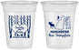 Custom Wedding 16 oz Soft Sided Clear Cups - New Hampshire | 178
