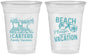 Custom Family Vacation 16 oz Soft Sided Clear Cups - Relax We Are On Vacation | 180006
