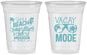 Custom Family Vacation 16 oz Soft Sided Clear Cups - Lifes A Beach | 180008