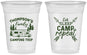 Custom Family Vacation 16 oz Soft Sided Clear Cups - Camping Trip | 180016