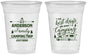 Custom Family Vacation 16 oz Soft Sided Clear Cups - Camping Trip | 180017