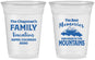 Custom Family Vacation 16 oz Soft Sided Clear Cups - Mountains | 180021