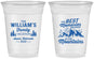Custom Family Vacation 16 oz Soft Sided Clear Cups - Mountains | 180022