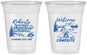 Custom Family Vacation 16 oz Soft Sided Clear Cups - Camping Trip | 180026