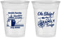 Custom Family Vacation 16 oz Soft Sided Clear Cups - Oh Ship Cruise | 180030