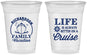 Custom Family Vacation 16 oz Soft Sided Clear Cups - Cruise Ship | 180036