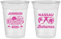 Custom Family Vacation 16 oz Soft Sided Clear Cups - Bahamas | 180041