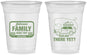 Custom Family Vacation 16 oz Soft Sided Clear Cups - Road Trip Car | 180050