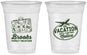Custom Family Vacation 16 oz Soft Sided Clear Cups - Road Trip Plane | 180052