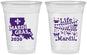 Custom Mardi Gras 16 oz Soft Sided Clear Cups - Life Of The Mardi | 190001
