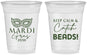 Custom Mardi Gras 16 oz Soft Sided Clear Cups - Beads Nola | 190007