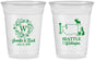 Custom Wedding 16 oz Soft Sided Clear Cups - Washington | 196