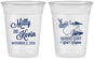Custom Wedding 16 oz Soft Sided Clear Cups - West Virginia | 197