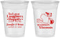Custom Wedding 16 oz Soft Sided Clear Cups - Wisconsin | 198