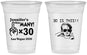 Custom Birthday 16 oz Soft Sided Clear Cups - 30th | 20000